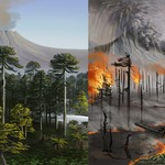 1) Reconstruction of the southern paleoenvironment during the Cretaceous period, based on geological and paleontological studies - Credit - Manfroi et al.png